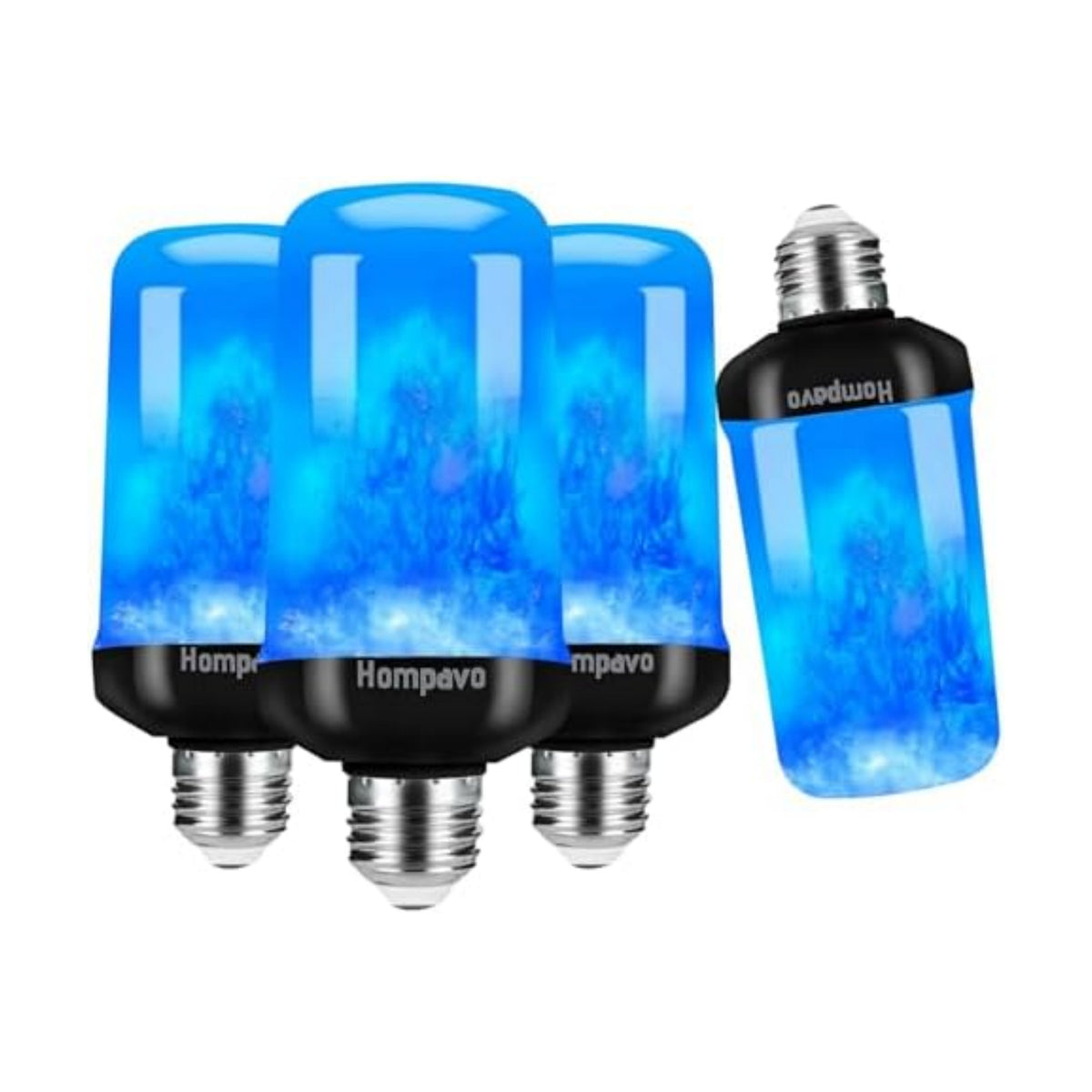 Hompavo 【Upgraded Flame Light Bulbs for Home Decor with Upside Down Effect