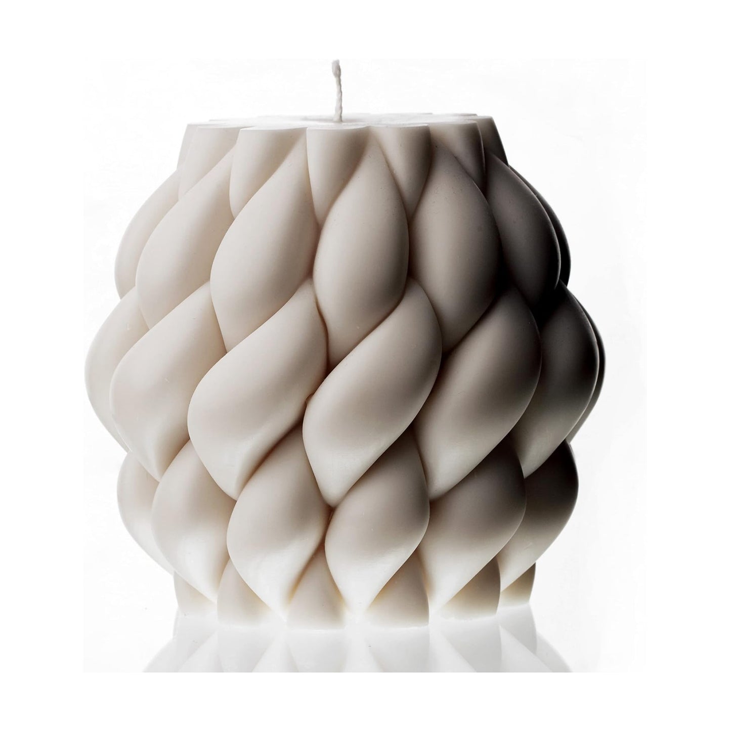 LAWA Knot Ball Candle / White