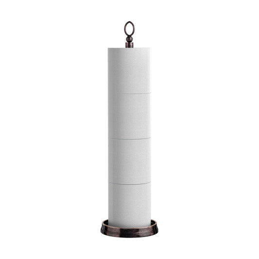 ROLABAM Heavy Weighted Toilet Paper Holder (with Reserve Function) Free Standing Toilet Paper Storage，Spare Toilet