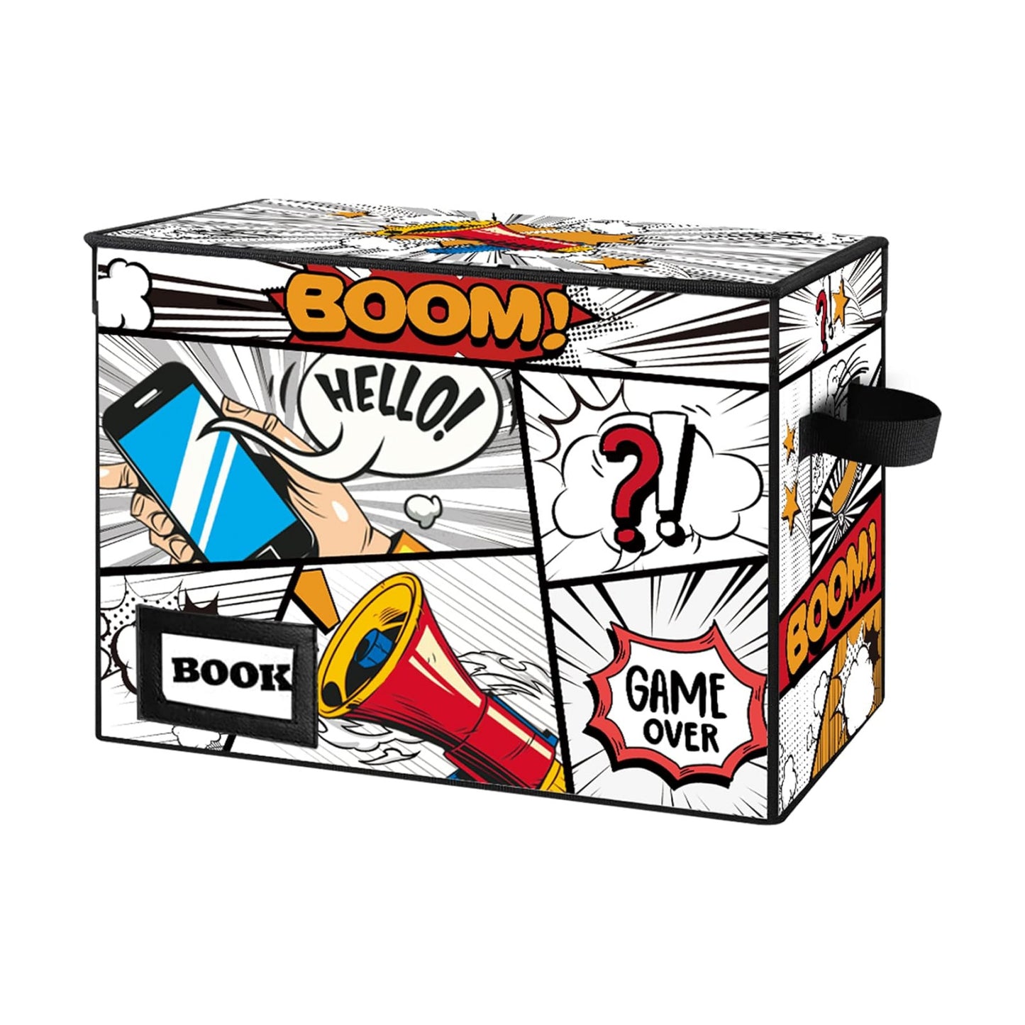 Collection Comic Book Storage Boxes / Cartoon Speakers / 1-pack / 15.8 x 7.8 x 11.8