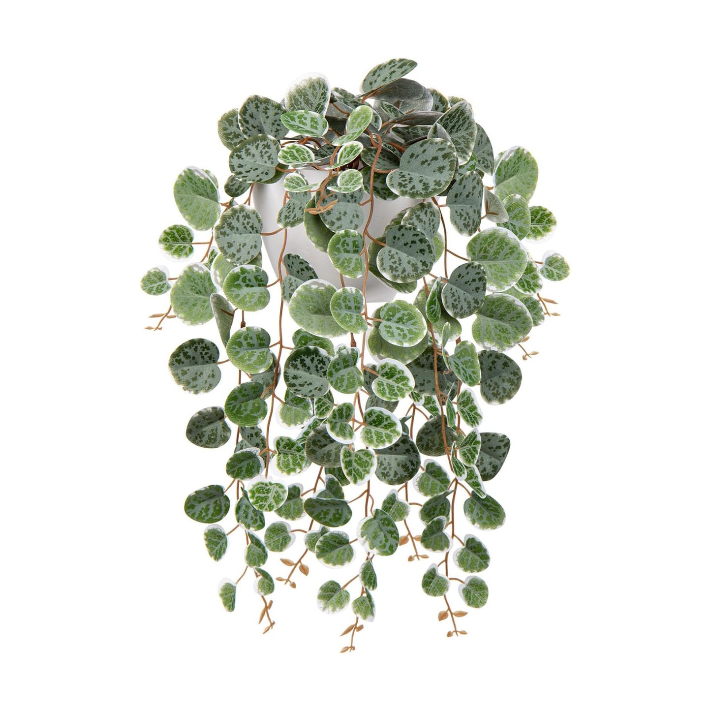 Semicircle Wall Mount Planter Faux / Fake Hanging Plant