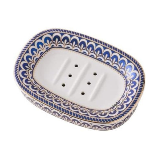 Double-Layer Bar Soap Tray / Style C / White