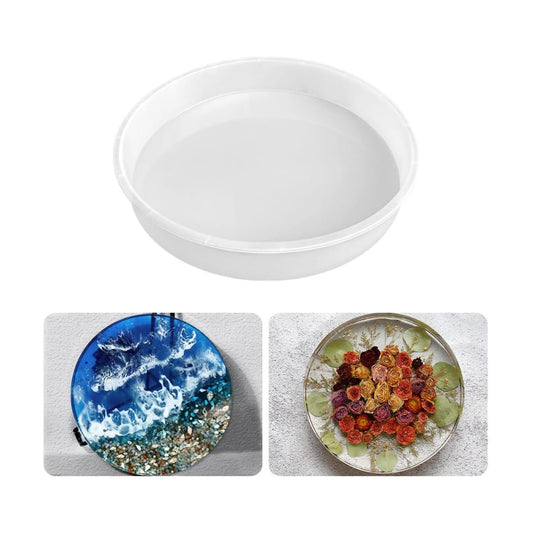 12" Round x 2" Deep Large Tray Mold / Set of 12