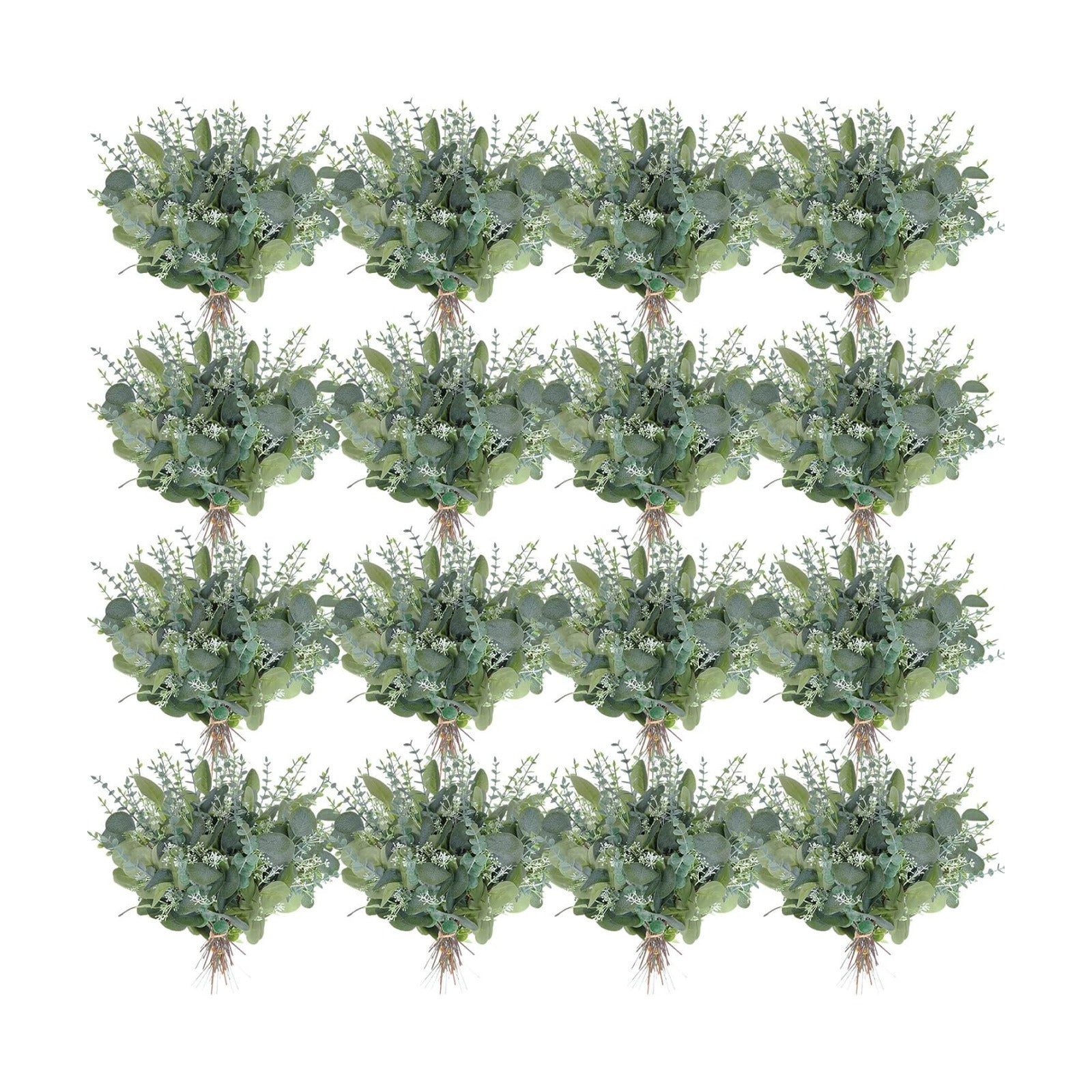 Artificial Eucalyptus Stems / Green / Set of 200