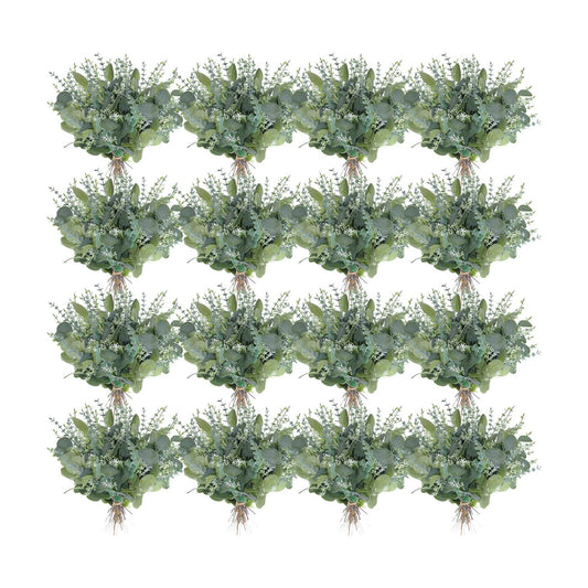 Artificial Eucalyptus Stems / Green / Set of 200