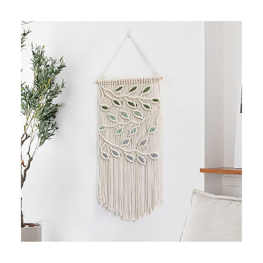 Macrame Hanging Tapestry Boho Hand Woven Tapestries Dream Catchers Boho Wall Art Decor Home / C2