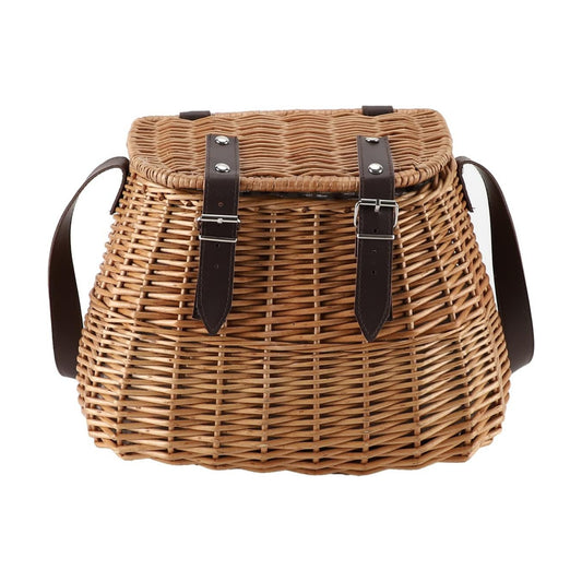 Wicker Picnic Basket / Fishing Creel Basket