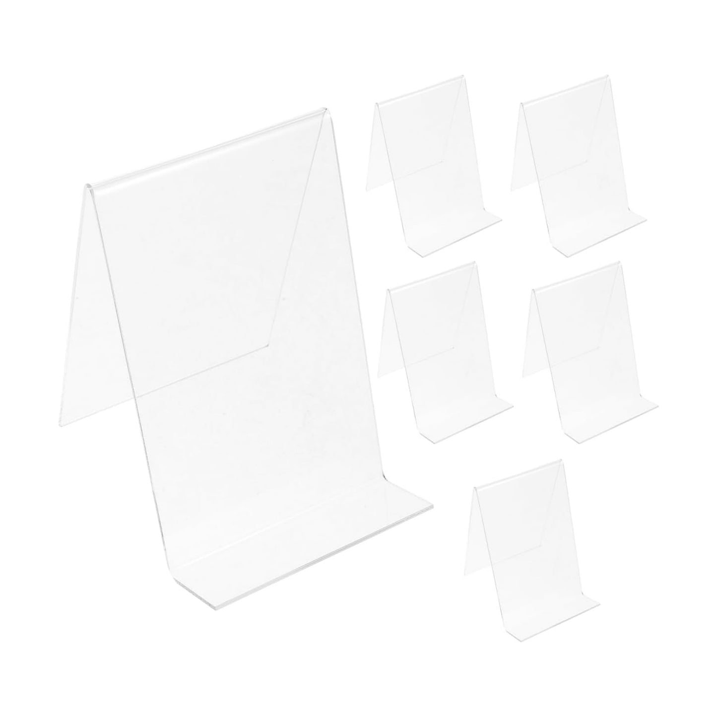 Acrylic Display Stands / Clear / Set of 6