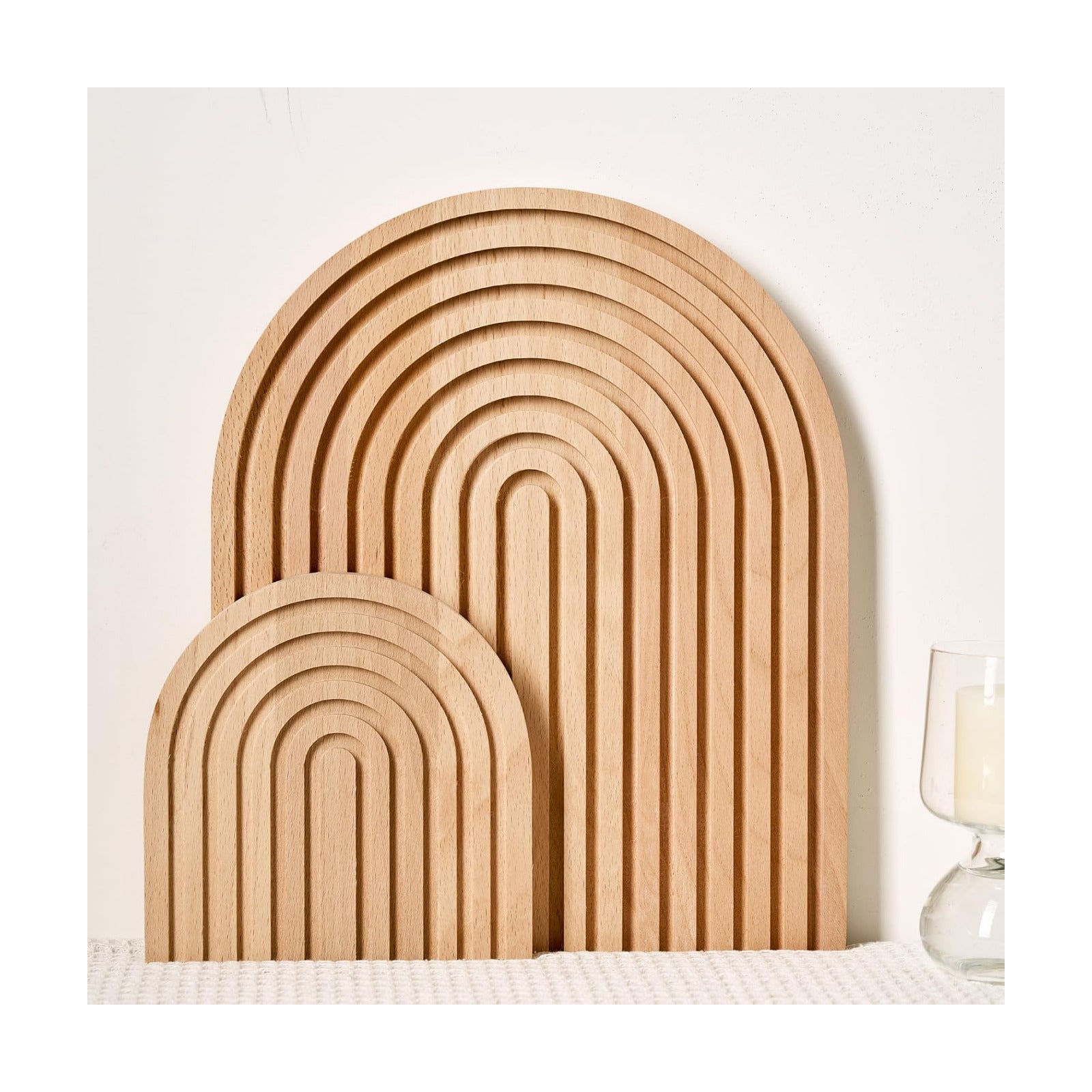 Wood Rainbow Arch / Modern Boho Room Decor