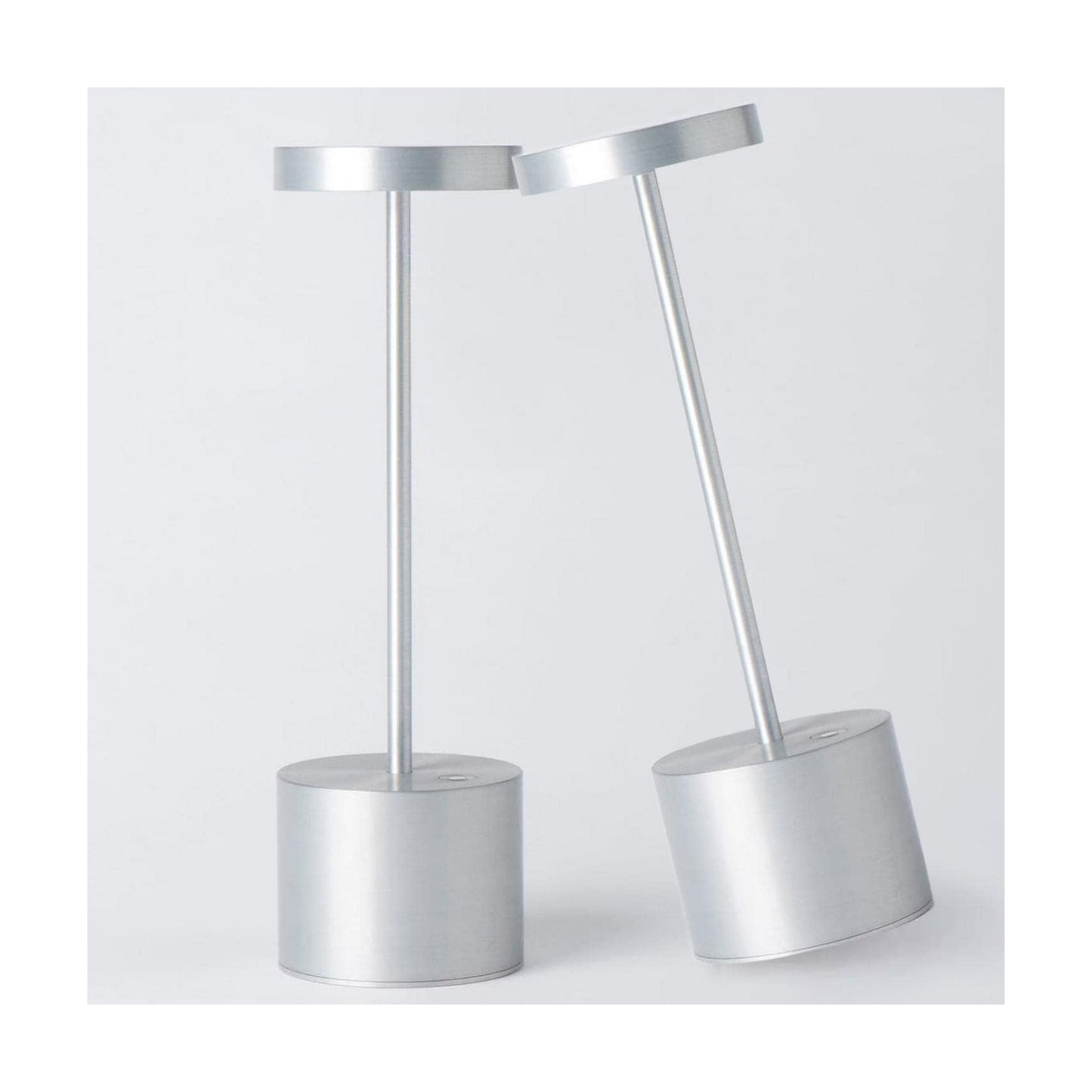 2Pack Cordless Rechargeable LED Restaurants Outdoor Table Lamp | Battery 5000mAh Metal USB Portable Powered Desk Lamp