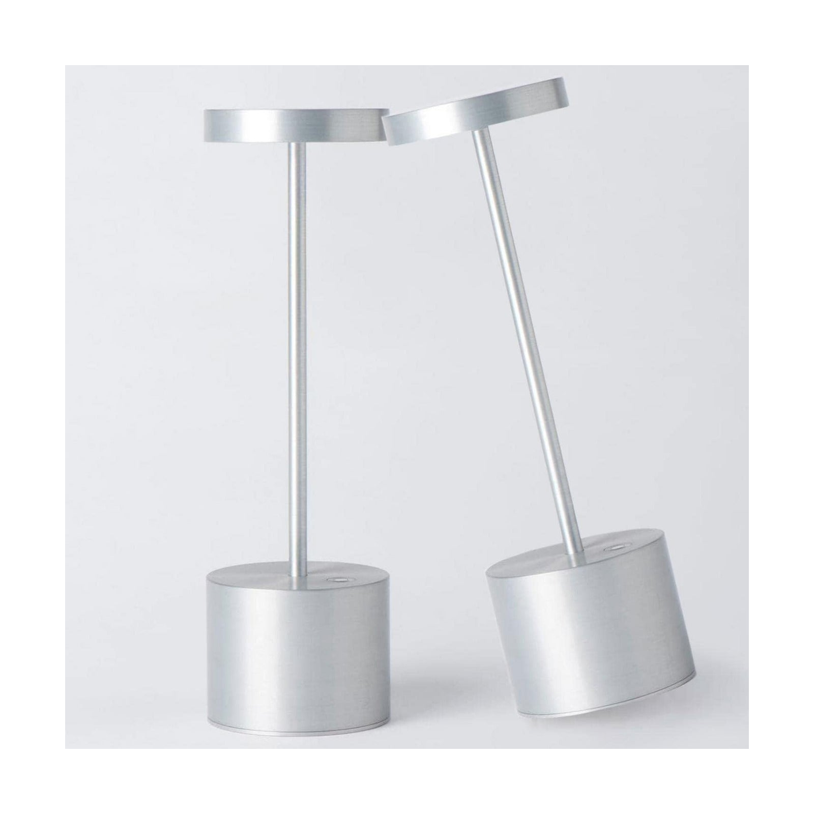 2Pack Cordless Rechargeable LED Restaurants Outdoor Table Lamp | Battery 5000mAh Metal USB Portable Powered Desk Lamp