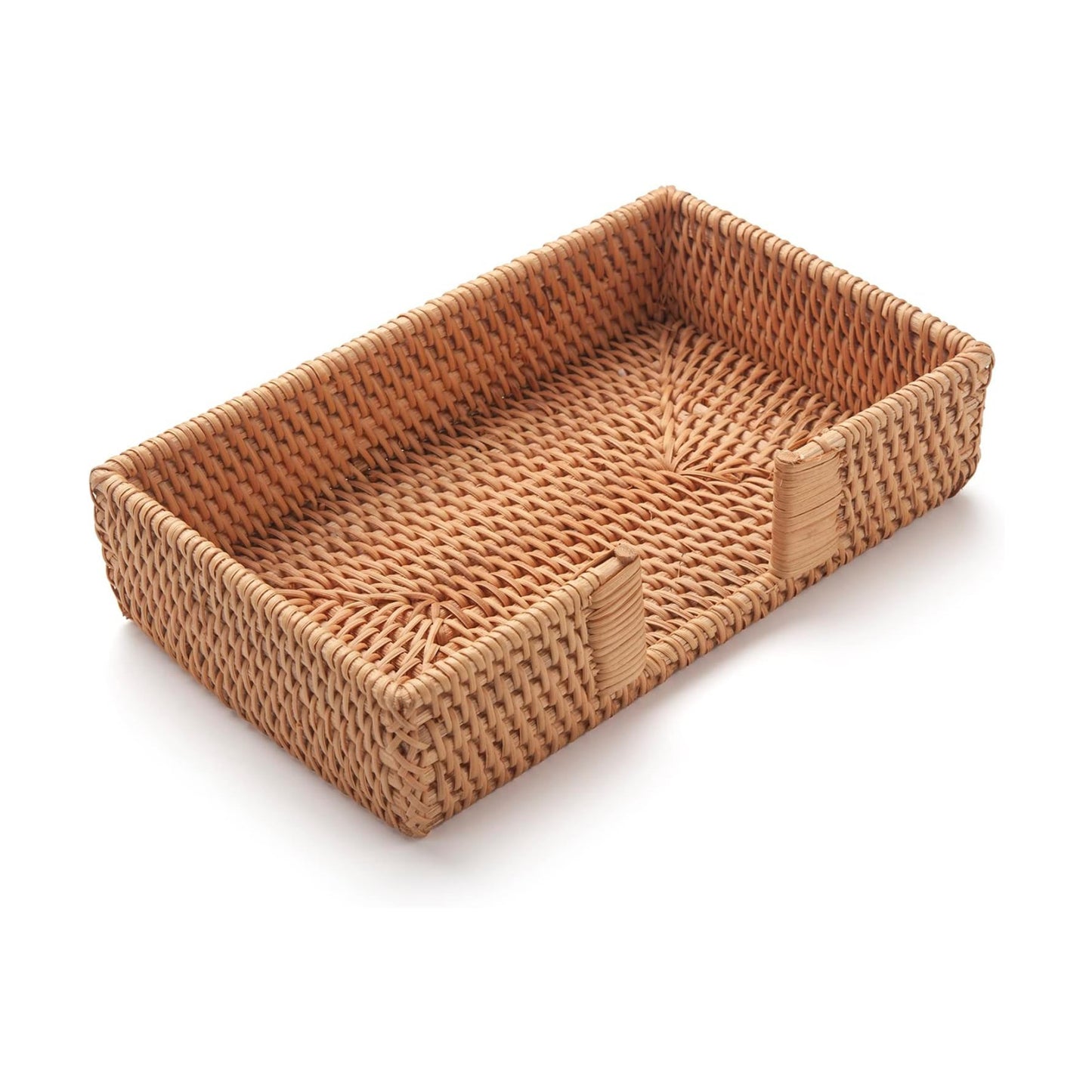 Wicker Napkin Tray / Rattan / 9.5 Inch / 9.5 x 5.5 x 2