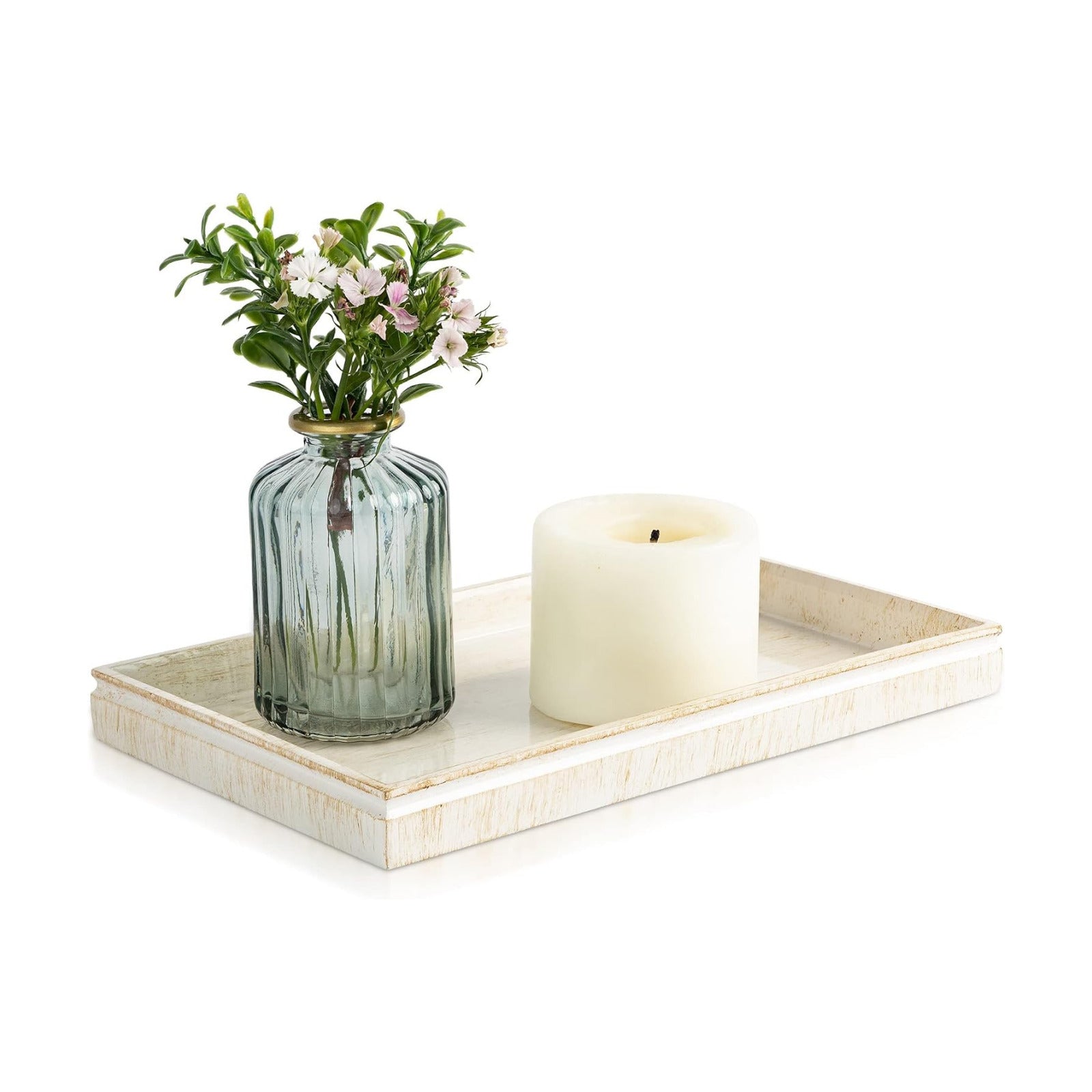 Decor Tray / Decorative Coffee Table Tray / Rustic Luxe