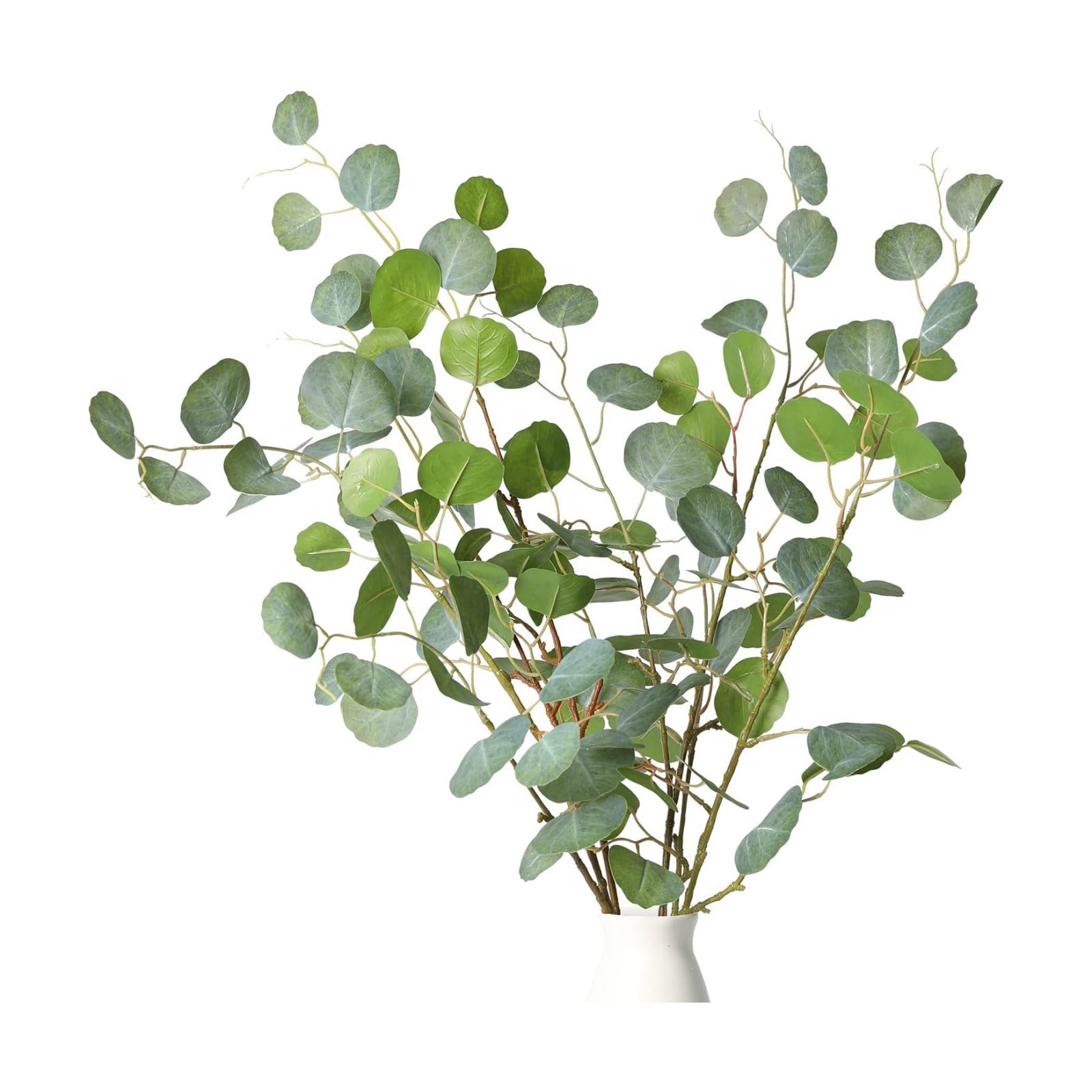 Artificial Plants / Green Blue Eucalyptus / Set of 3