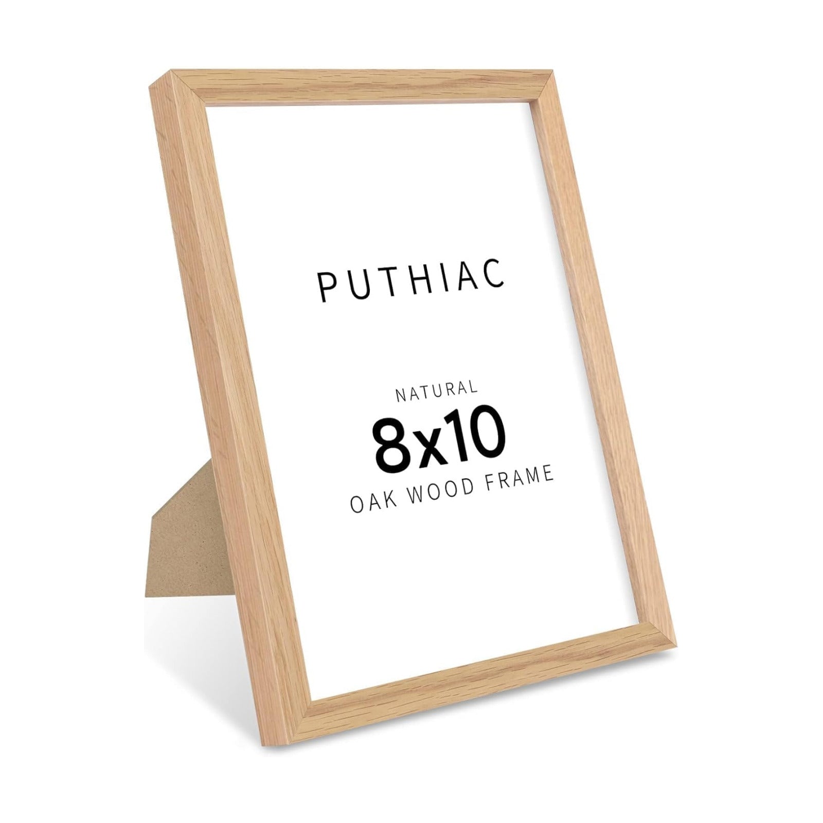 Solid Oak Wood Picture Frame / Beige-1p / 8 x 10
