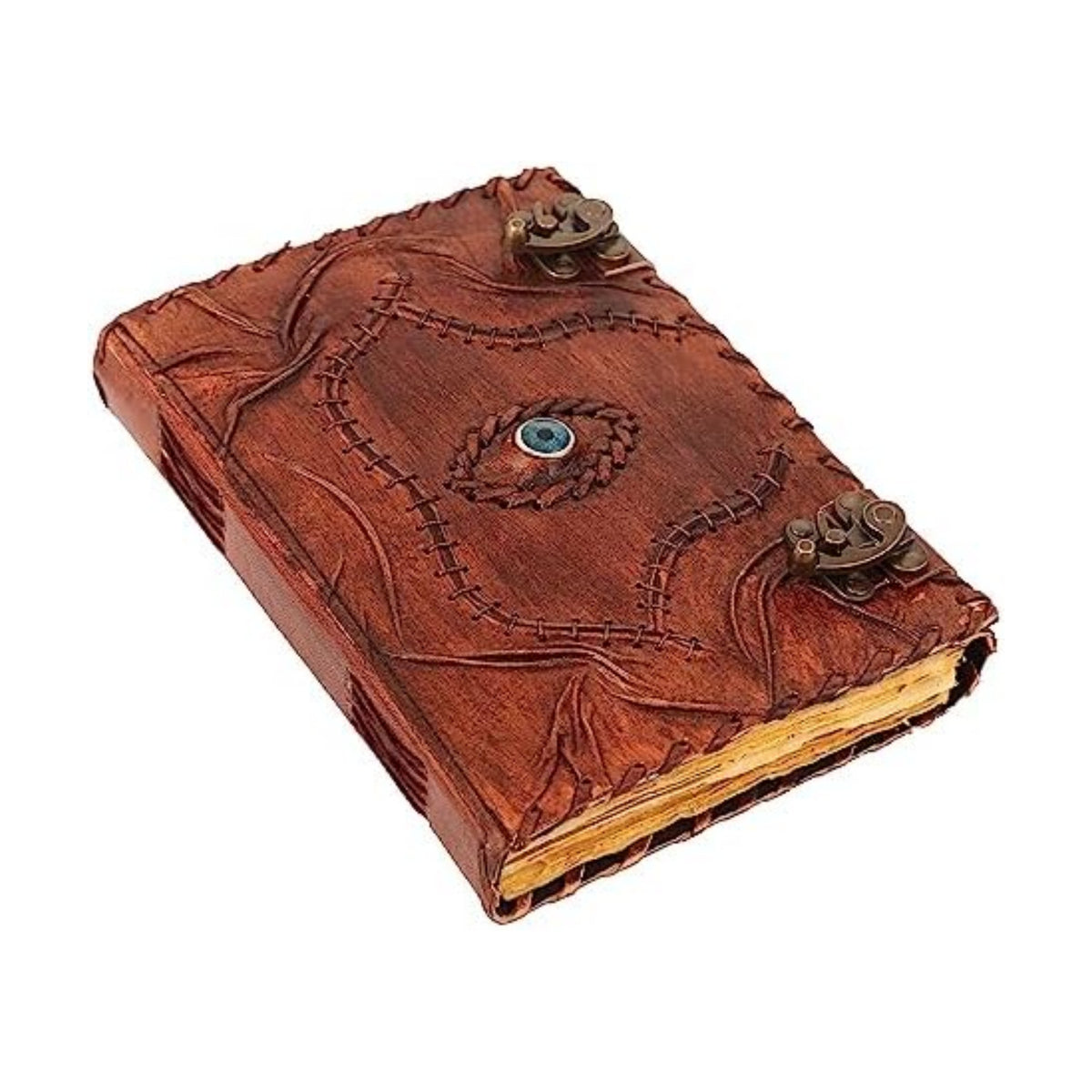 Hocus Pocus Book Of Spells, Spell Books With Real Spells, Prop Halloween Decorations Decor, Book Of Shadows Spell Book, Witchy Gifts For Women Spellbook Leather Bound Journal, Grimoire Witch 10 x 7