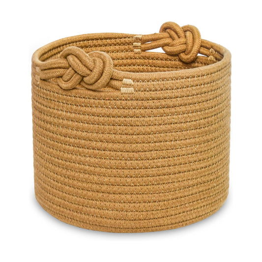 Small Woven Basket / Brown-a