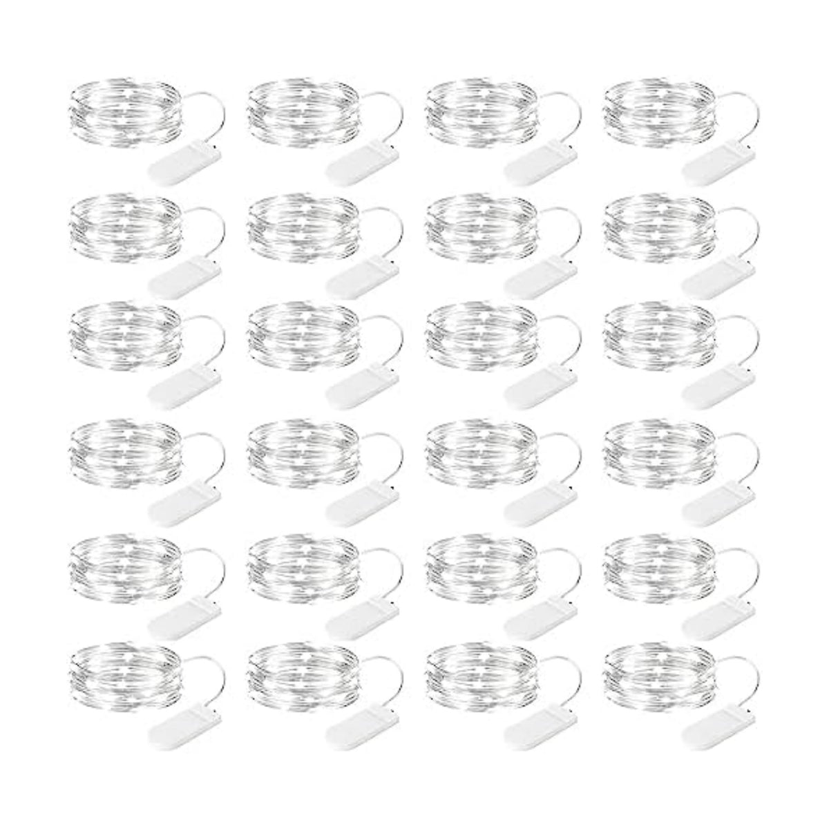 Brightown 24 Pack Fairy Lights Battery Operated for Christmas Decoration