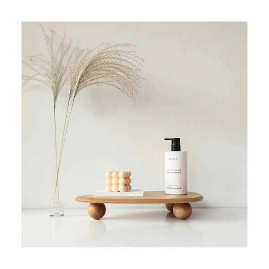 Wooden Pedestal Stand for Decor