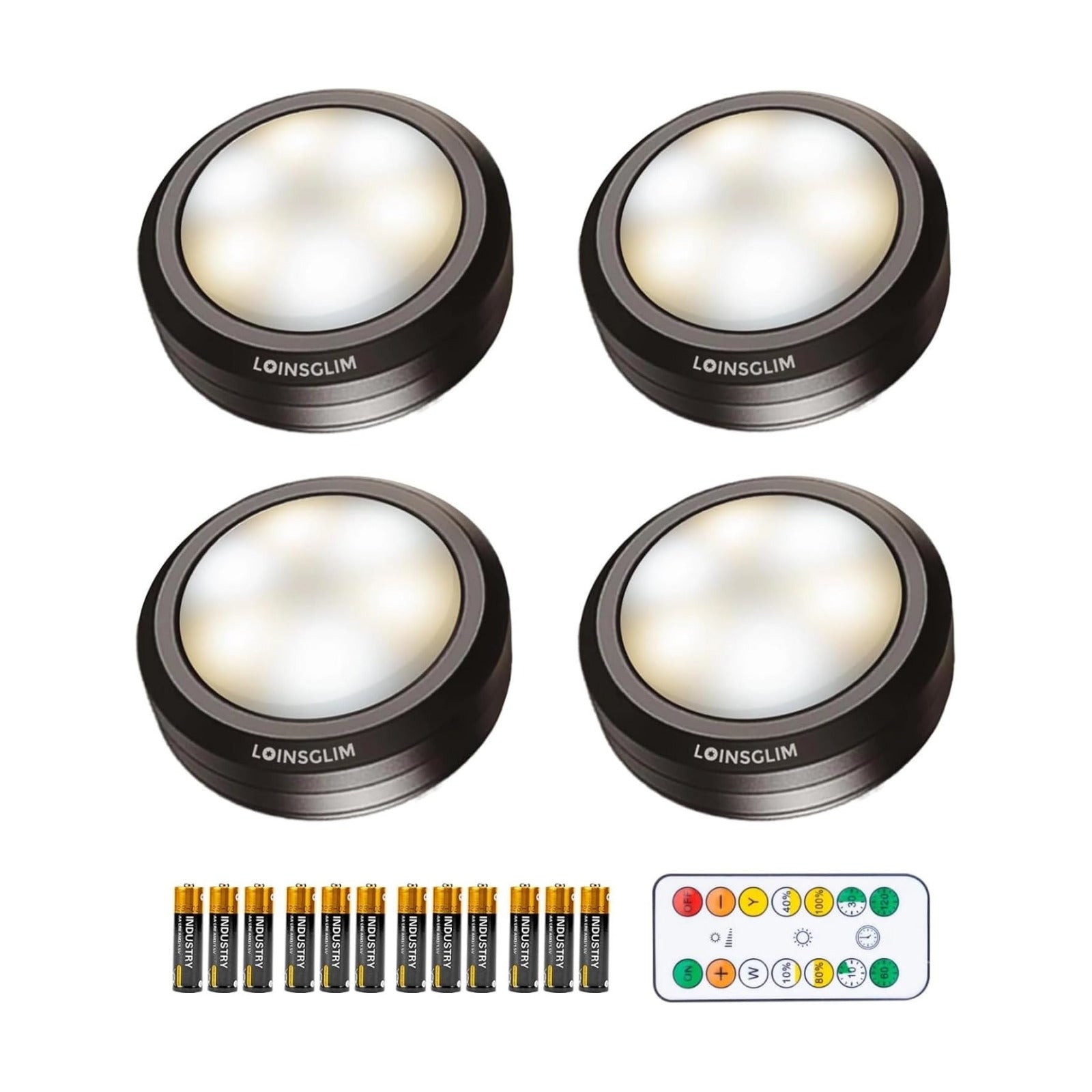 Puck Lights with Remote, Wireless LED Puck Light for Kitchen,Battery Operated Under Cabinet Lights, Under Counter
