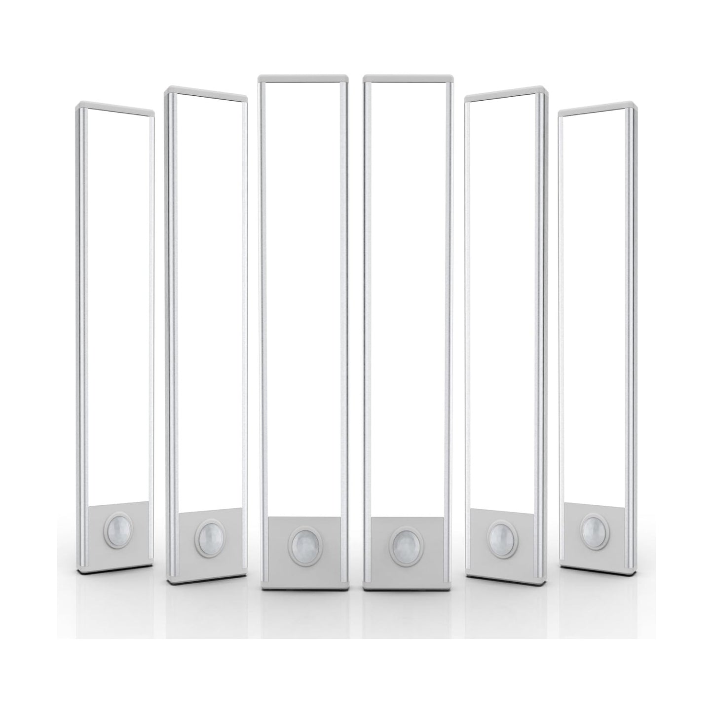 6 Pack Under Cabinet Lighting Wireless, 50 LED Rechargeable Battery Motion Sensor Light Indoor, Stick On Magnetic