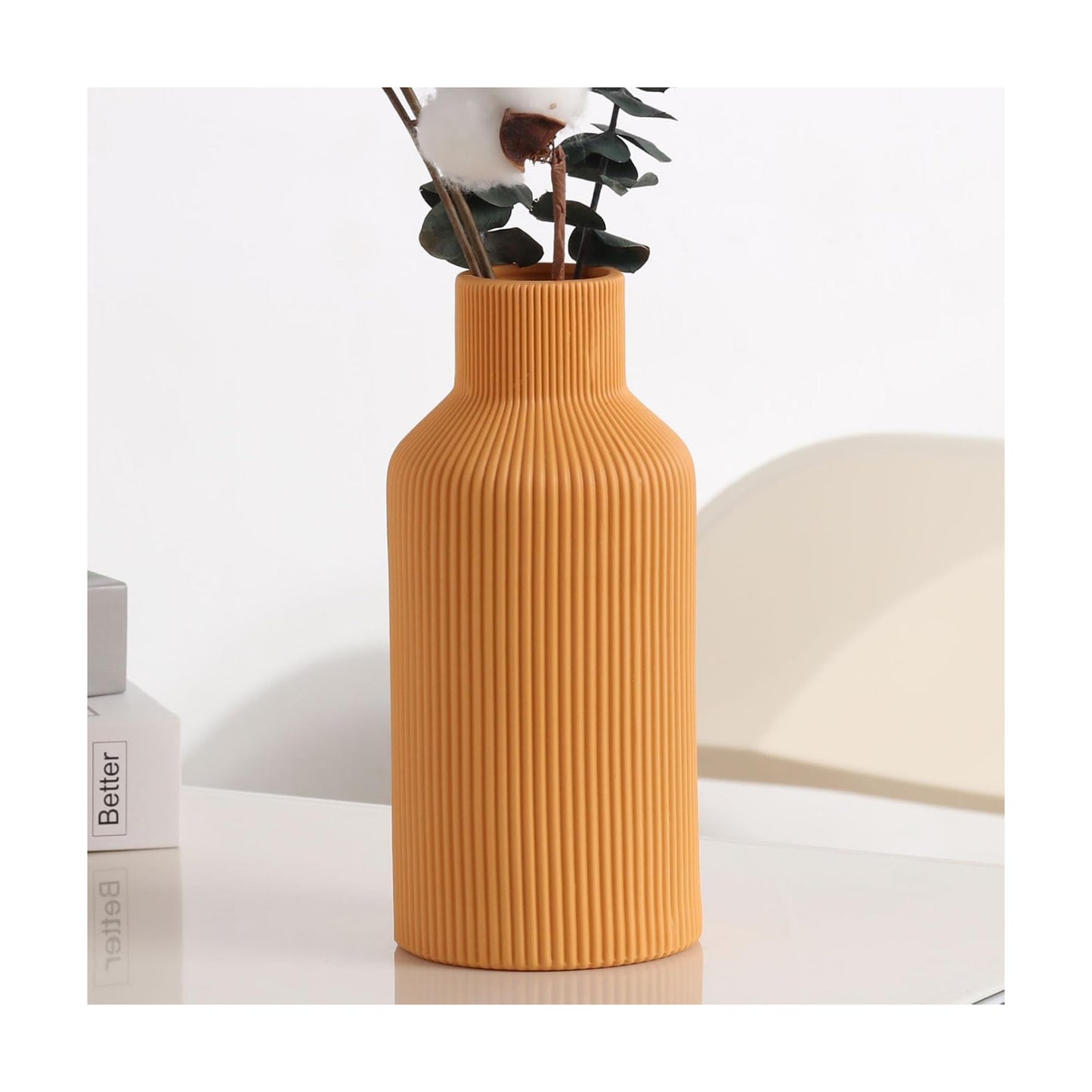 Ceramic Vase for Decor / Orange