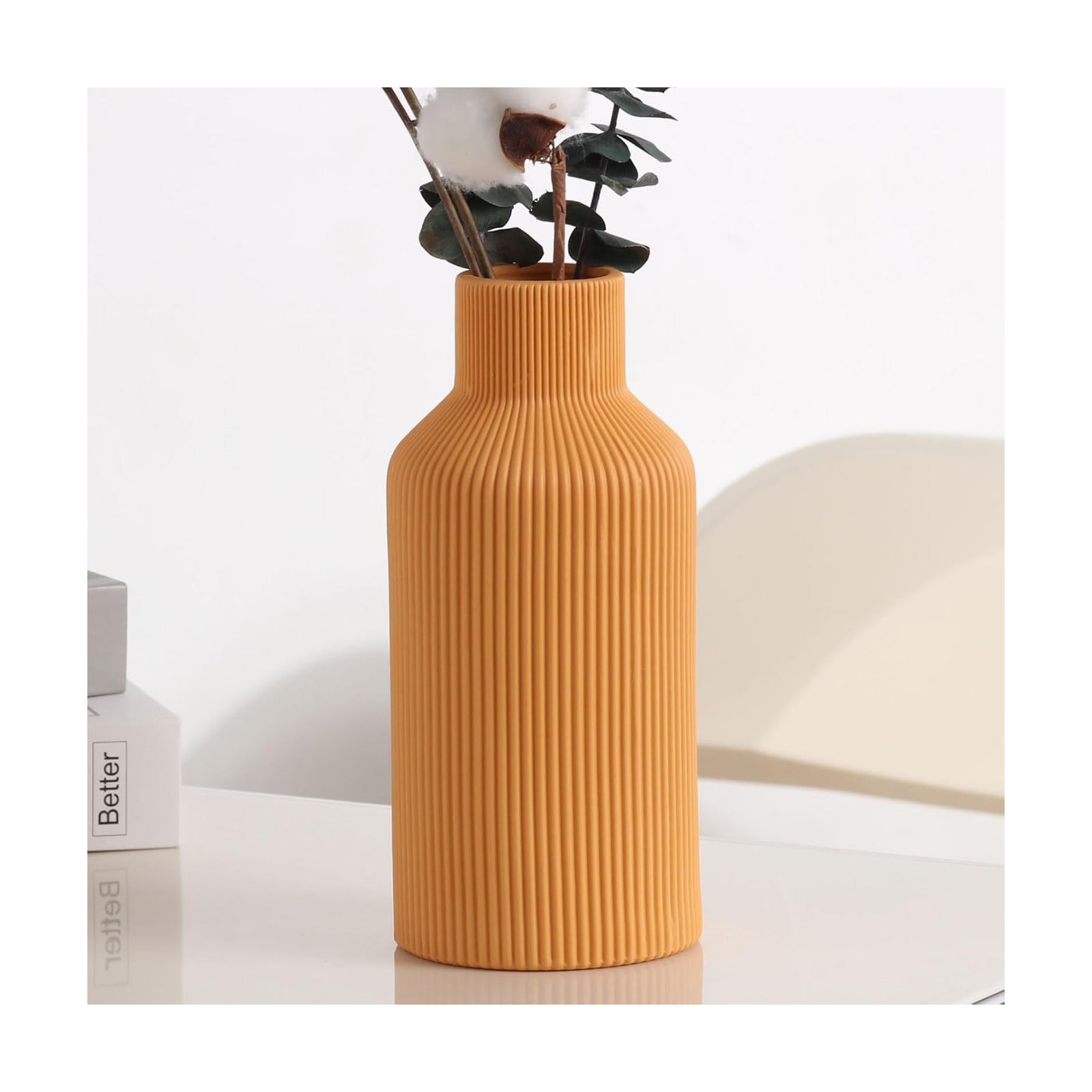 Ceramic Vase for Decor / Orange