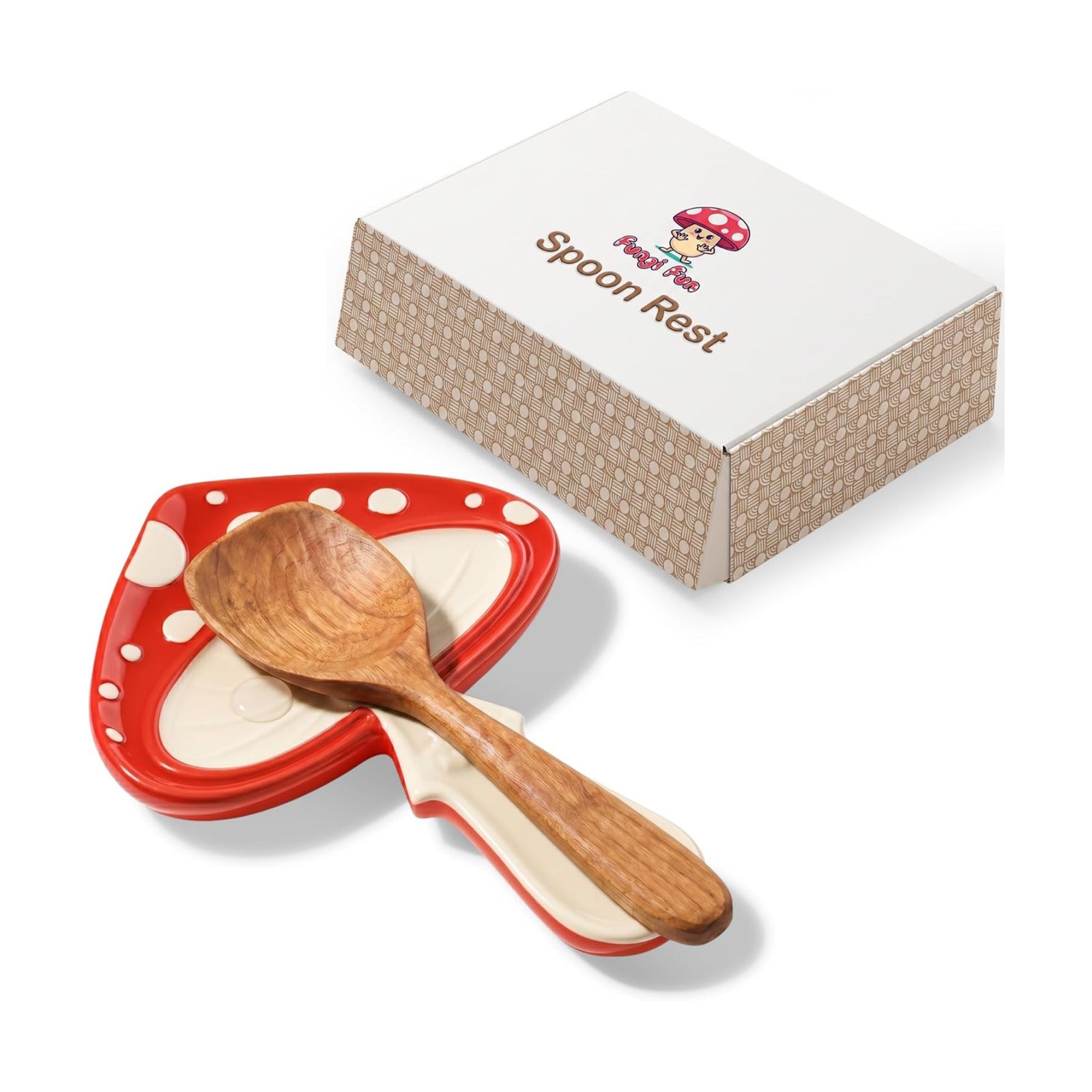 Mushroom Utensil Spatula Holder for Cooktop