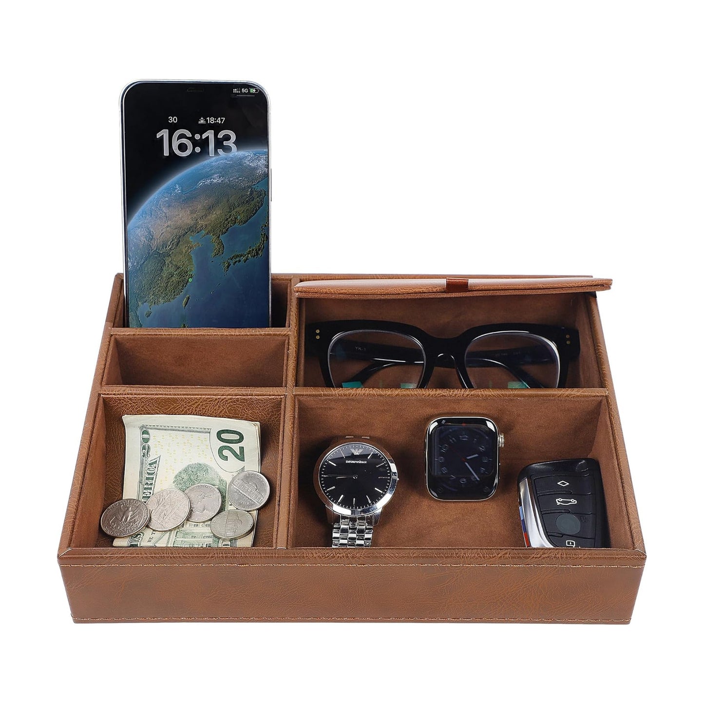 Men's Valet Tray / Brown