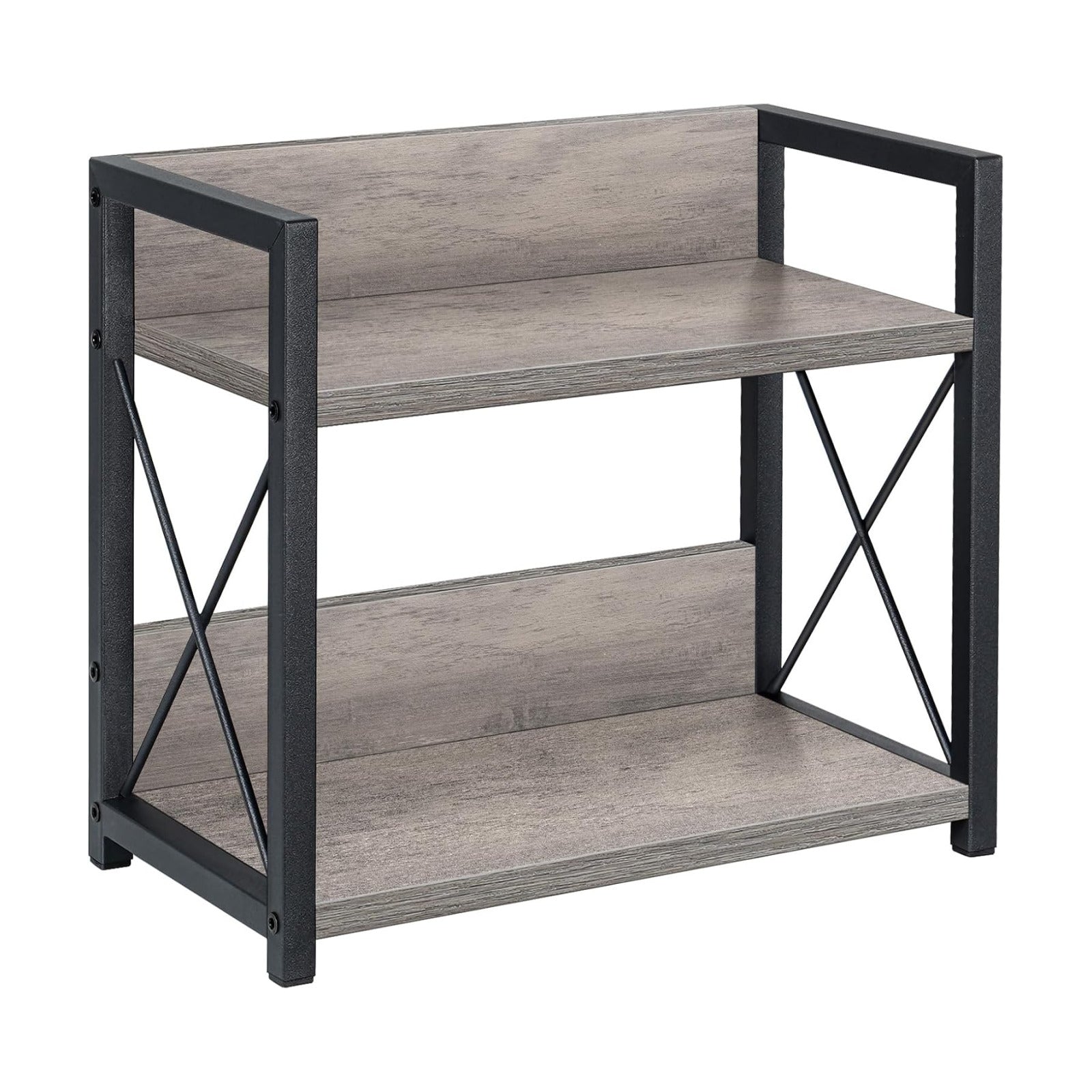 Giikin Countertop Shelf Organizer, 2 Tier Kitchen Spice Rack for Countertop, Wood Kitchen Counter Shelf for Home