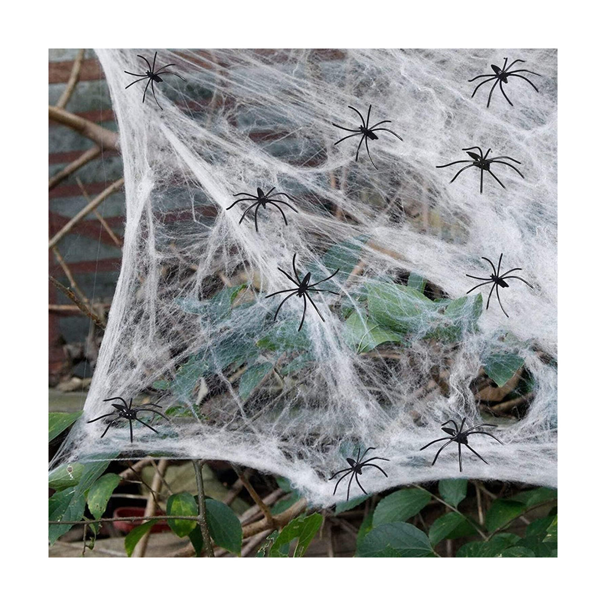 Spider Webs Halloween Decorations,300Sqft Spider Webs