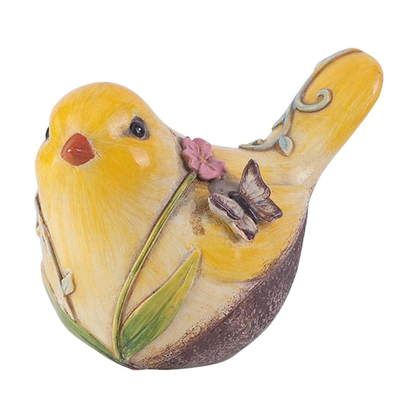 Mini Bird Animals Miniature Figurines / Yellow