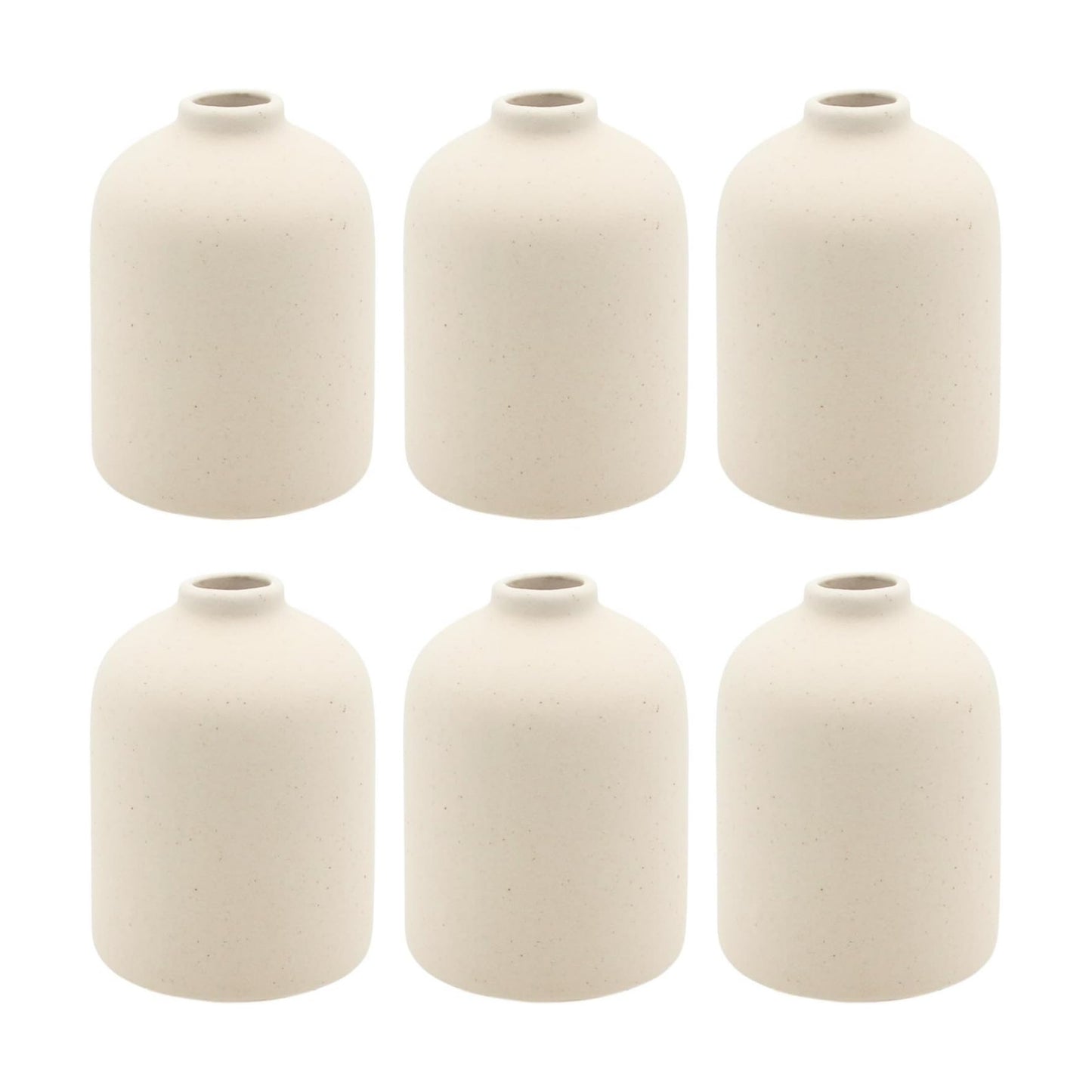 Vase for Flowers Boho Vases / Small / Light Yellow-b / Set of 6