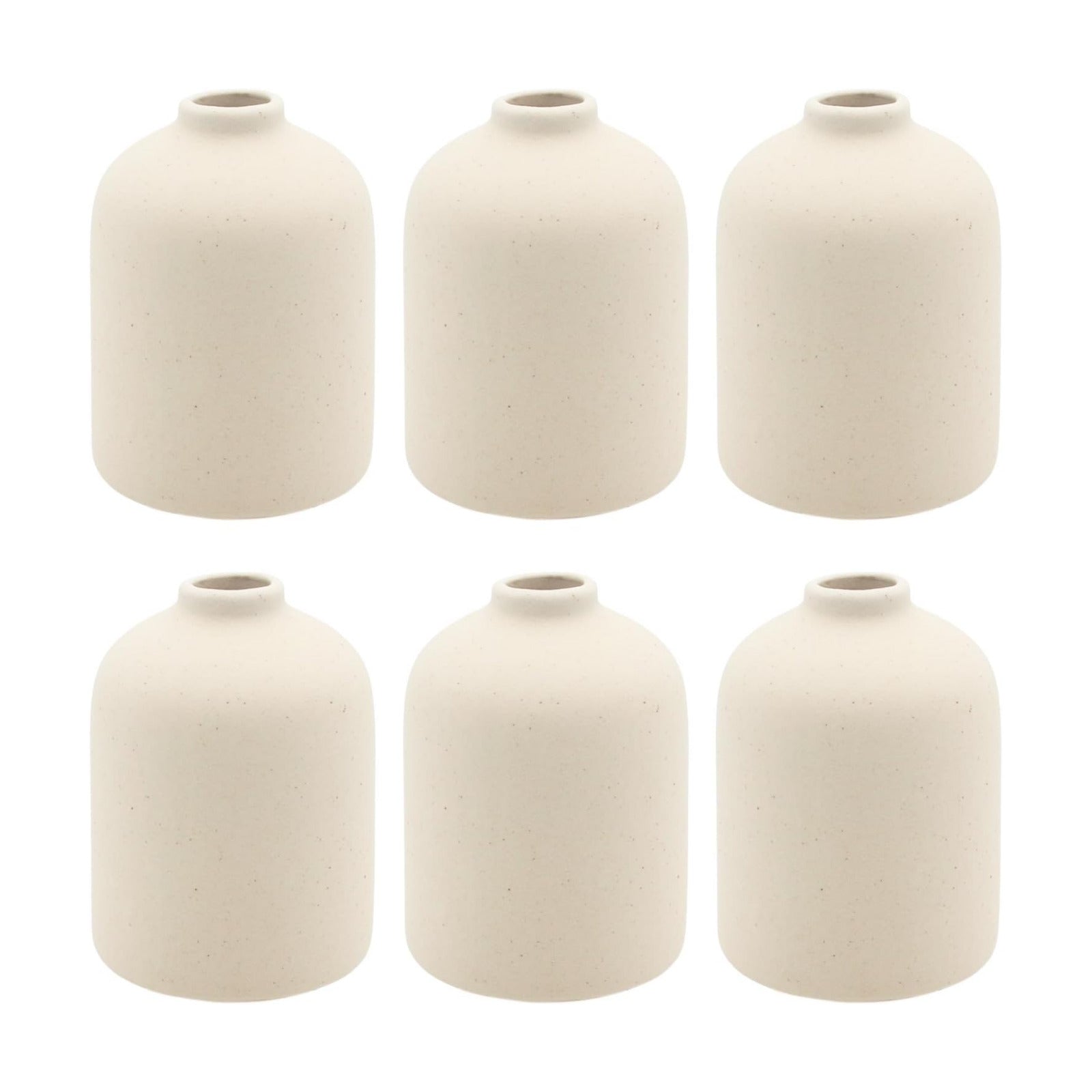 Vase for Flowers Boho Vases / Small / Light Yellow-b / Set of 6