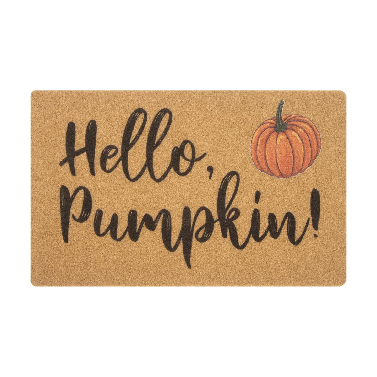 Hello-Pumpkin-Welcome-Doormat Fall-Outdoor Holiday Non-Slip-Mat Home Decor