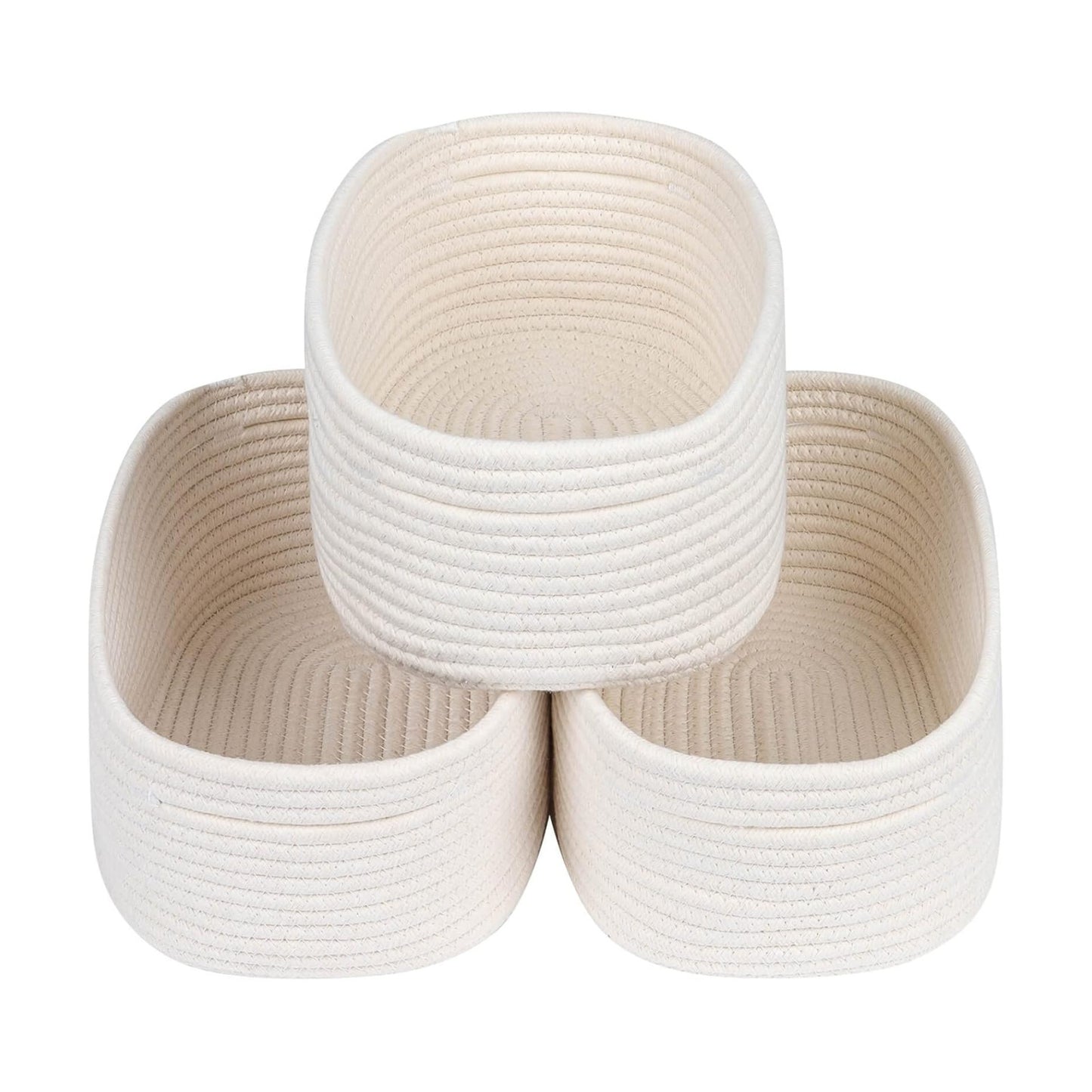 Small Storage Baskets / Off White / Small Basket / Set of 3