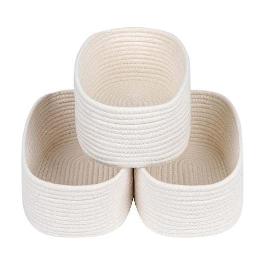 Small Storage Baskets / Off White / Small Basket / Set of 3