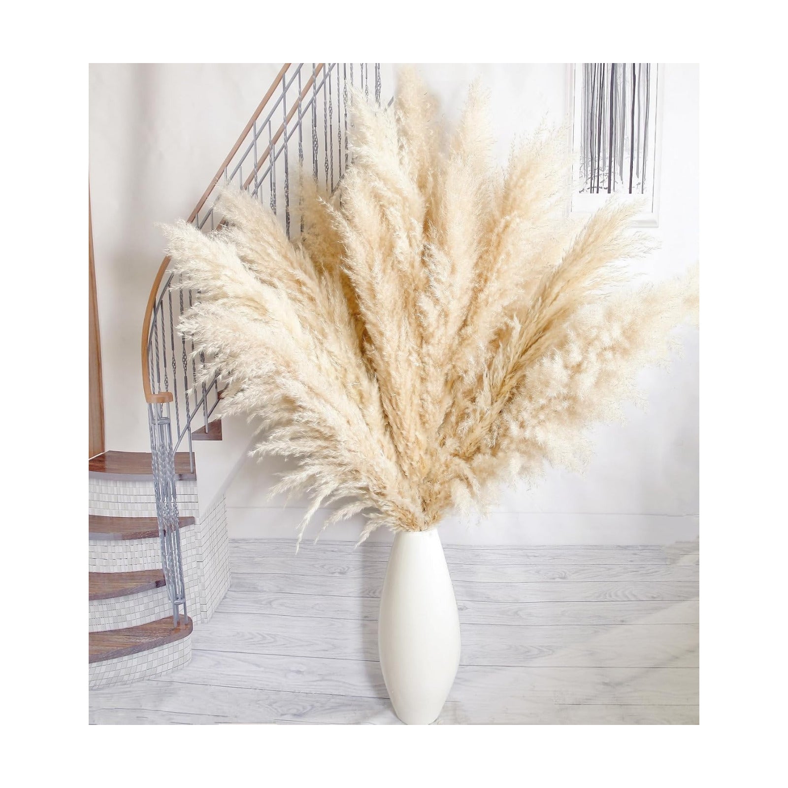 Floor Plants / Tall pampas grass for Floor Vases / Set of 10