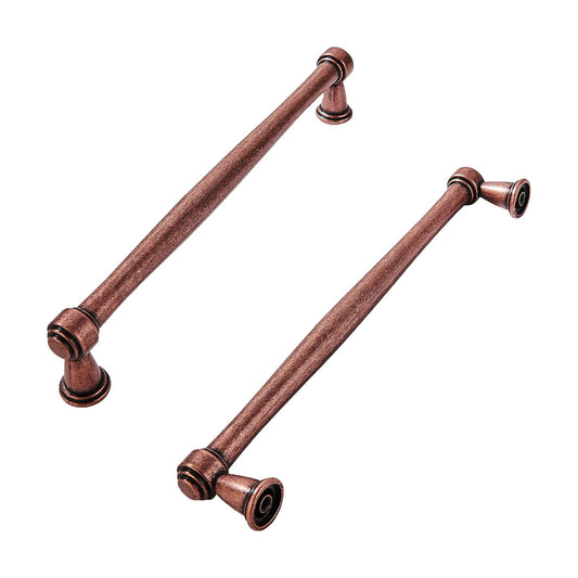 Cabinet pulls Kitchen Cabinet Handles / 5 Inch Hole Center / Antique Copper / 5 Inch / Set of 2