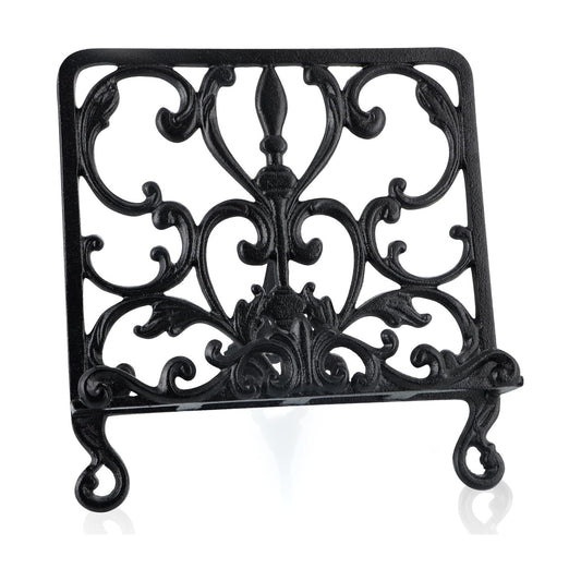 MOLIGOU Cast Iron Cookbook Stand, Recipe Book Holder, Display Stand Holder for Photo Album, Tablet
