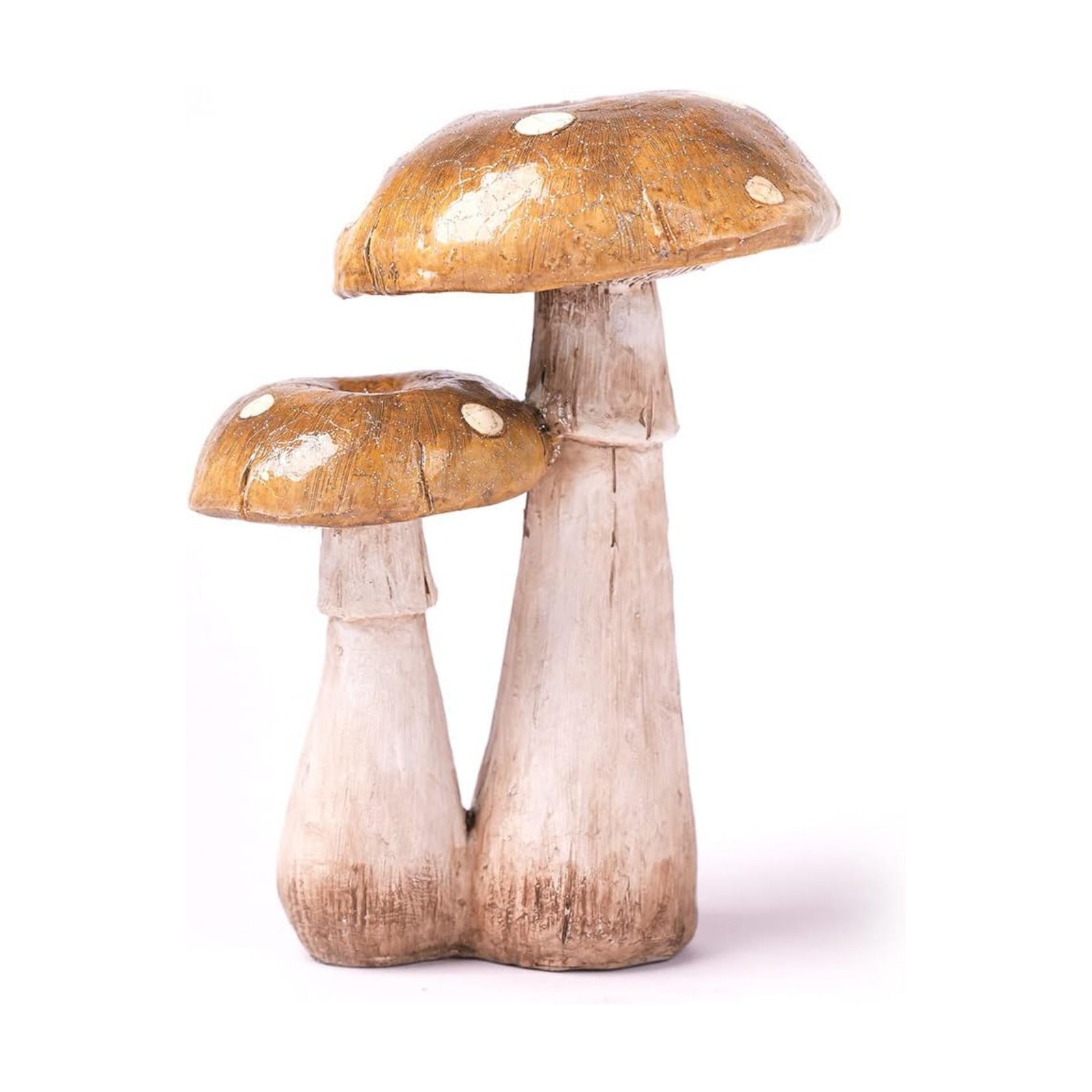 Mushroom Statue Sculpture Fairy Figurine Garden Decor Gift / Set of 3