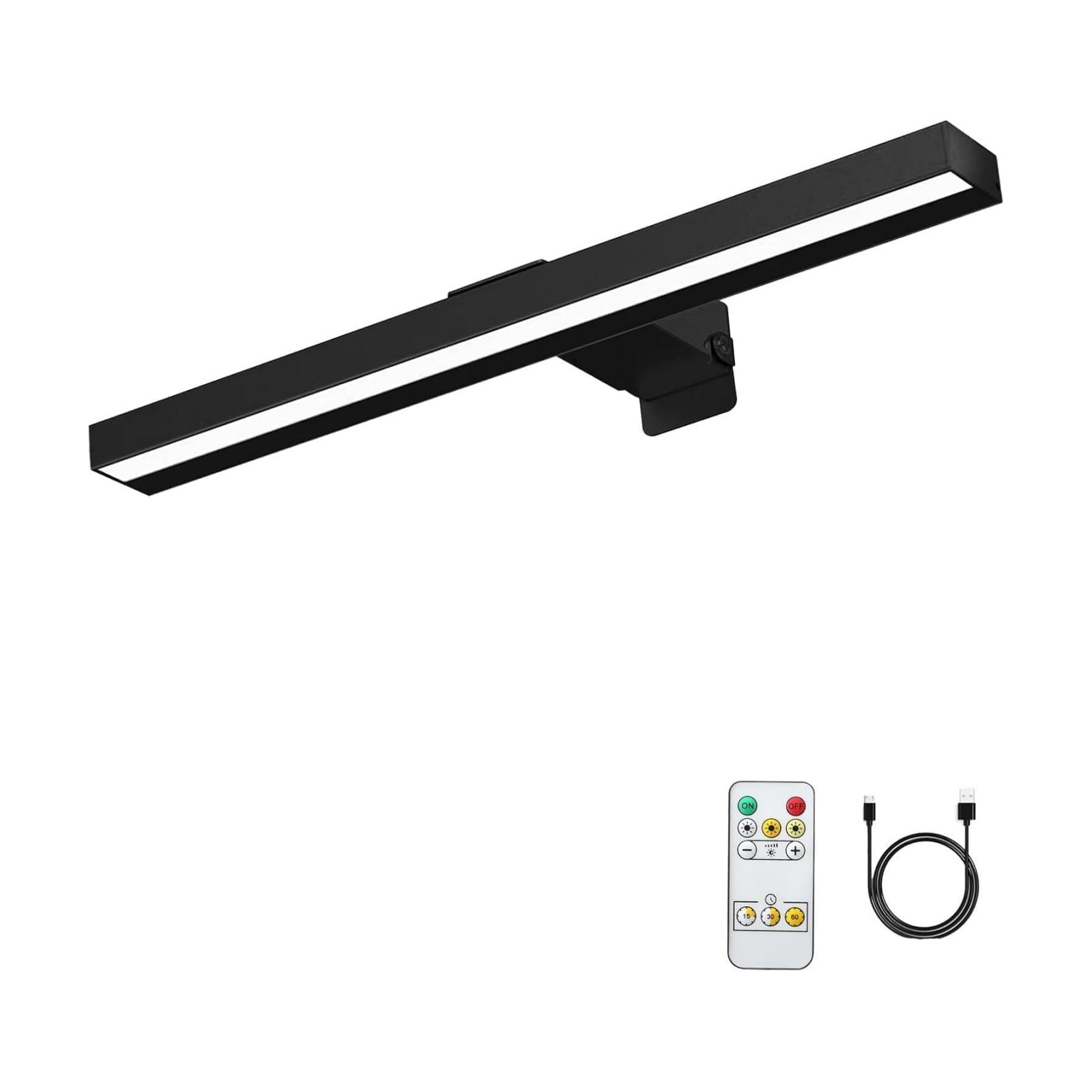 MIOBLUE Cordless Picture Lights with Remote, 16in Metal Battery Operated Picture Light,Rechargeable Display Lamp with 3