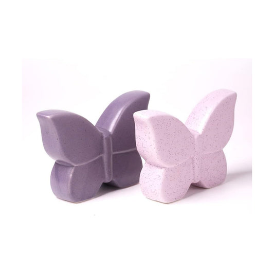 Butterfly Decor Statue Animal Figurine Gift Modern Art Sculpture / 4.7 Inch / Set of 2
