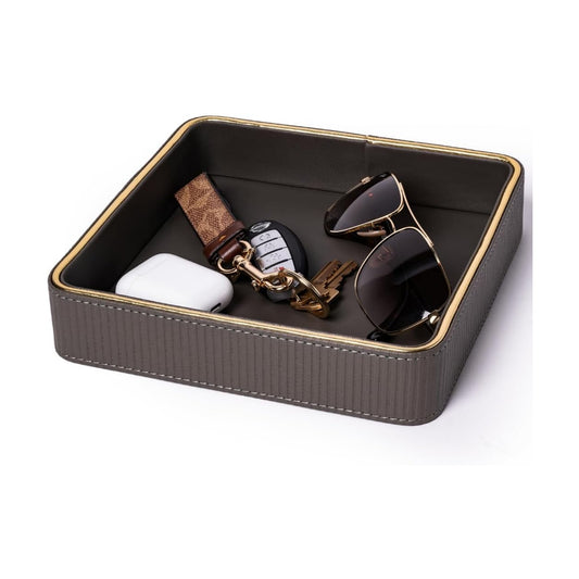 Key Basket EDC Tray / Gray / 8 x 8 x 1.8