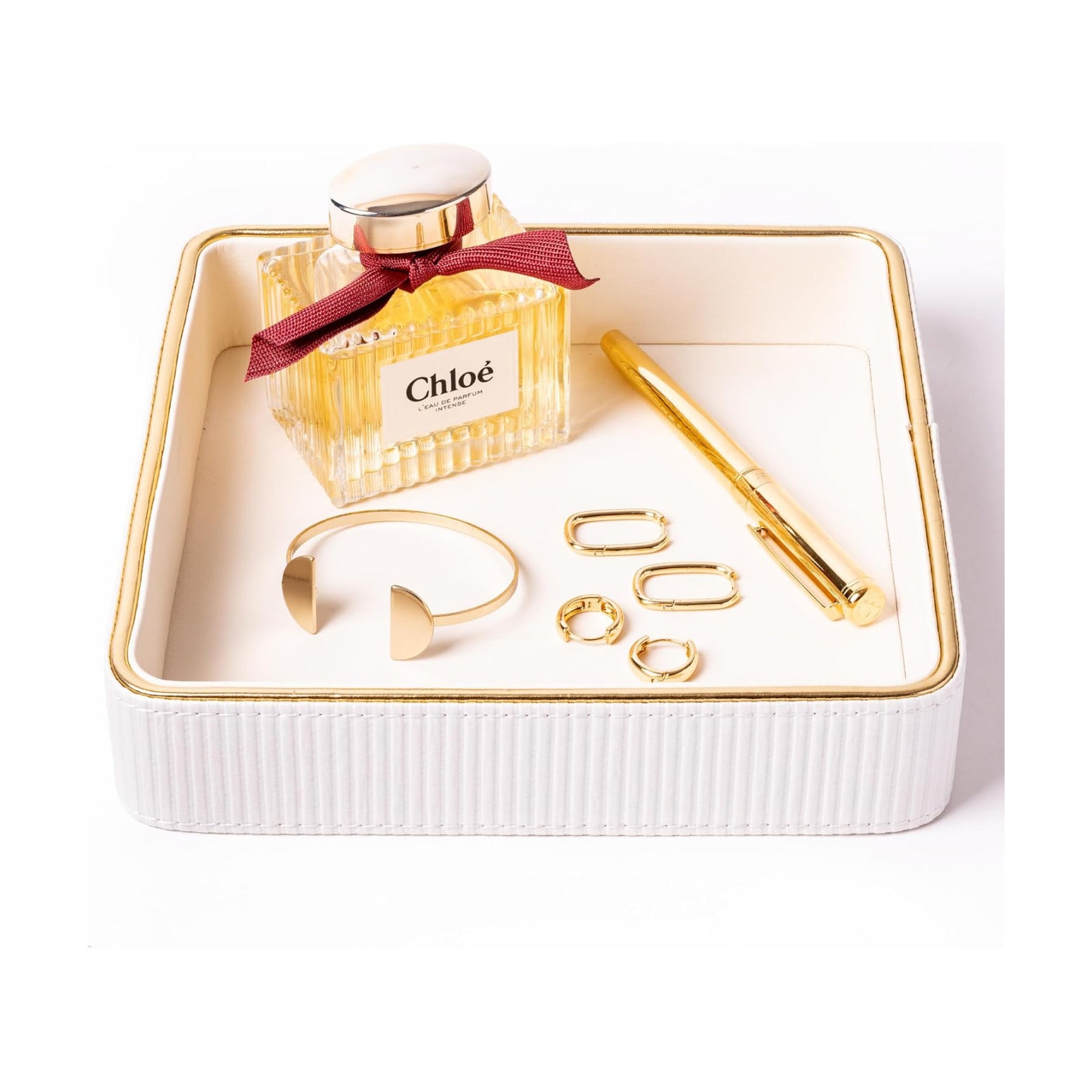 Dresser Trays / White / 8 x 8 x 1.8
