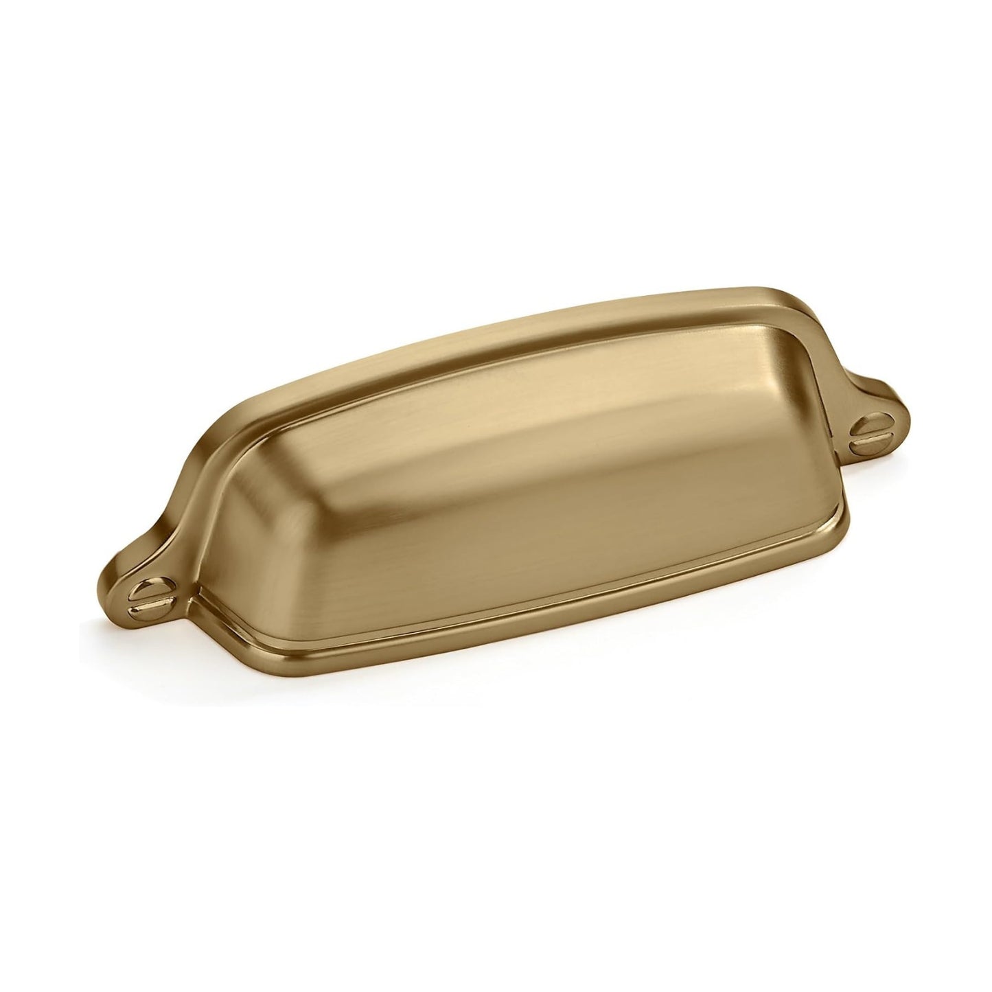 Easy to Install / Cup Pulls 3 Inch Hole Center / Brushed Brass / Gold / 3 Inch