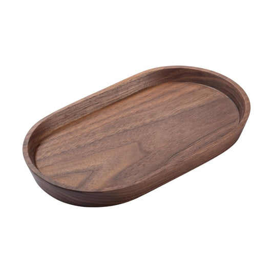 Wooden Mini Serving Tray for Parties / Walnut