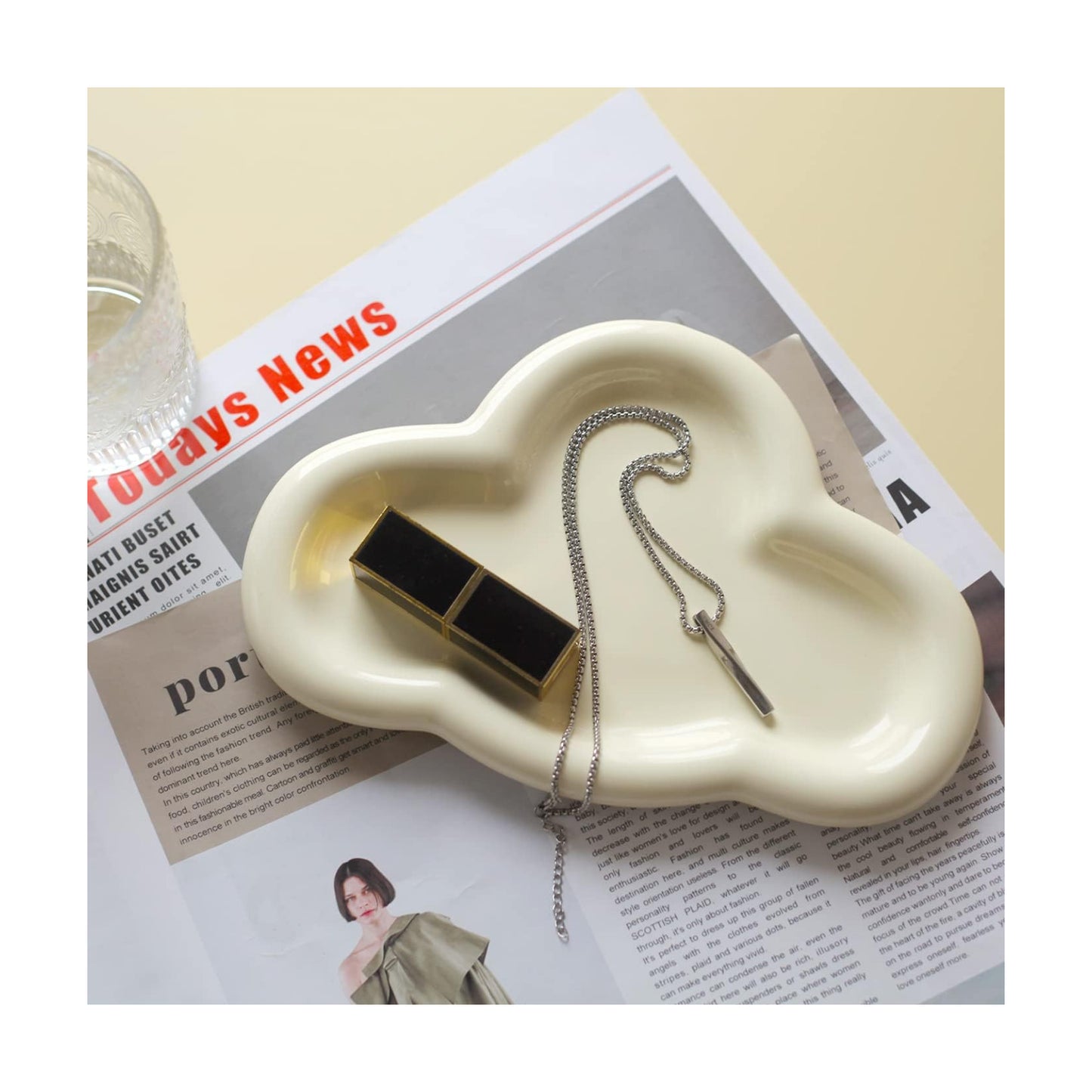 Ring Dish Holder / Jewelry Dish Trinket Tray for Women