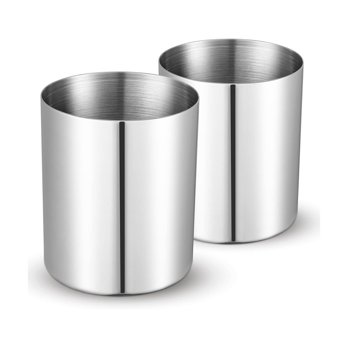 Minimalist Mini Metal Vase / Silver