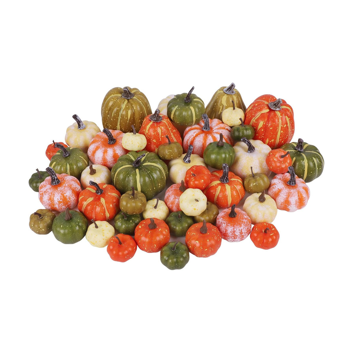 winemana 46 Pcs Artificial Pumpkins for Decorating Fall Decorations